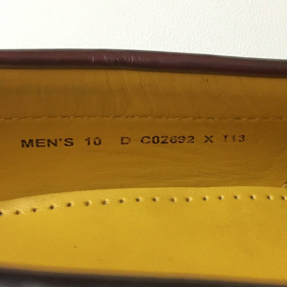 𝐂𝐎𝐋𝐄 𝐇𝐀𝐀𝐍 Burgundy Hudson Kiltie Tassel  -  Size 10 - Picture 12 of 13